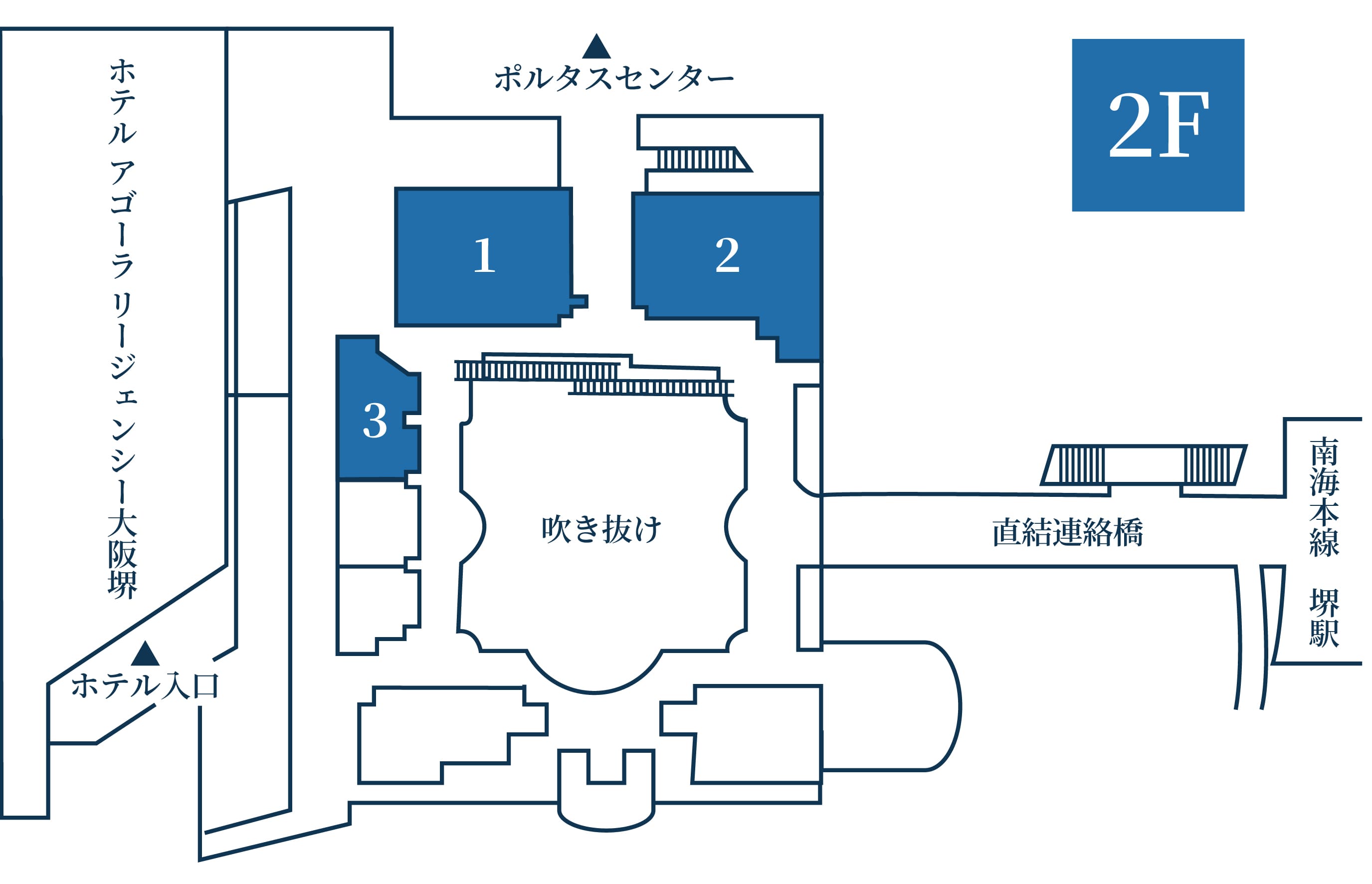 フロアマップ 2F